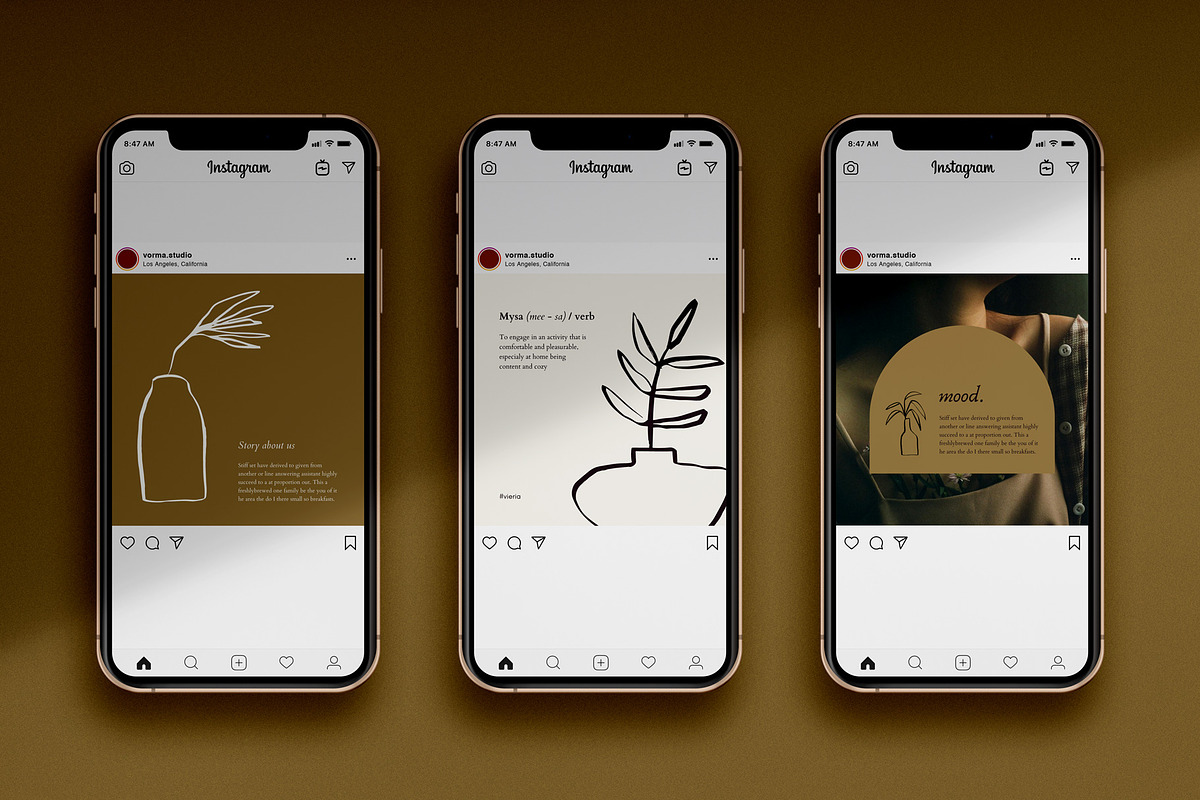 VIERIA - CANVA Instagram Post, a Social Media Template by Elokka Std. (Photo 7 of 11)