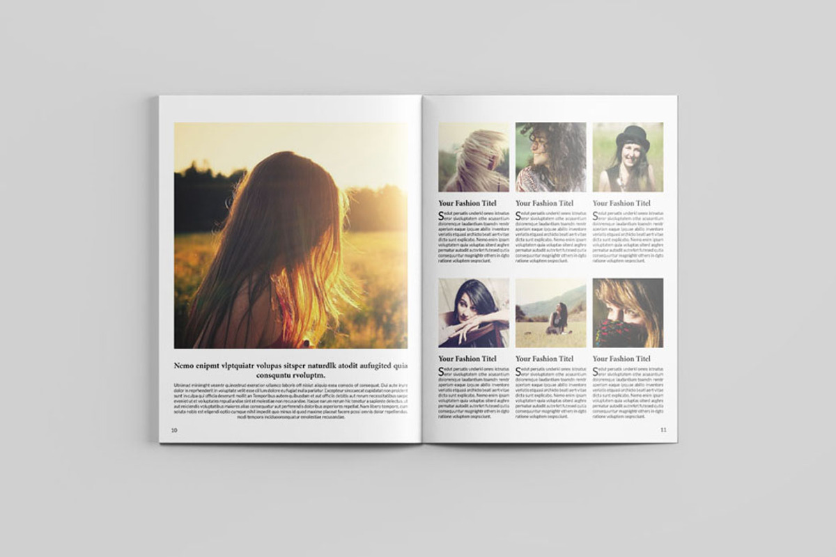 Fashion Magazine Template-V434, a Magazine Template by Template Shop (Photo 4 of 18)