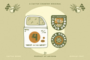 Cactus Derby Display Font, a Sans Serif Font by Cactus Country (Thumbnail 4 of 8)