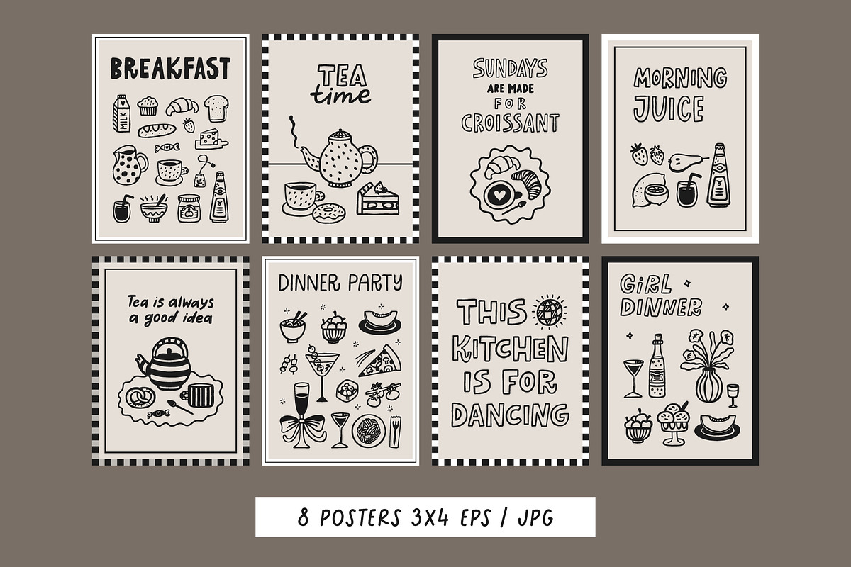 Food & Drink graphic elements, a Food Illustration by piyacler (Photo 7 of 8)