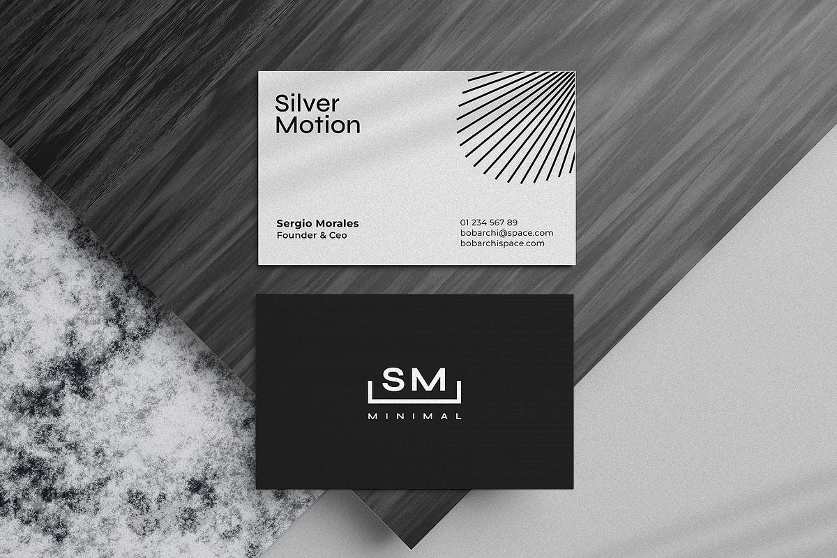 Minimalist Business Card Template, a Business Card Template by Shahjhan