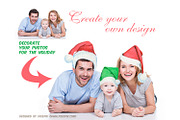 Watercolor Christmas hats and scarve, a Seasonal Illustration by ArtfulStudio (Thumbnail 9 of 10)