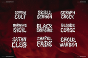 Shadow Prayer | Black Metal Font, a Blackletter Font by Denustudios (Thumbnail 9 of 12)