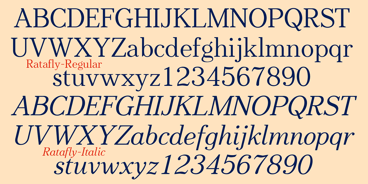 Ratafly, a Serif Font by Ingrimayne Type (Photo 9 of 11)