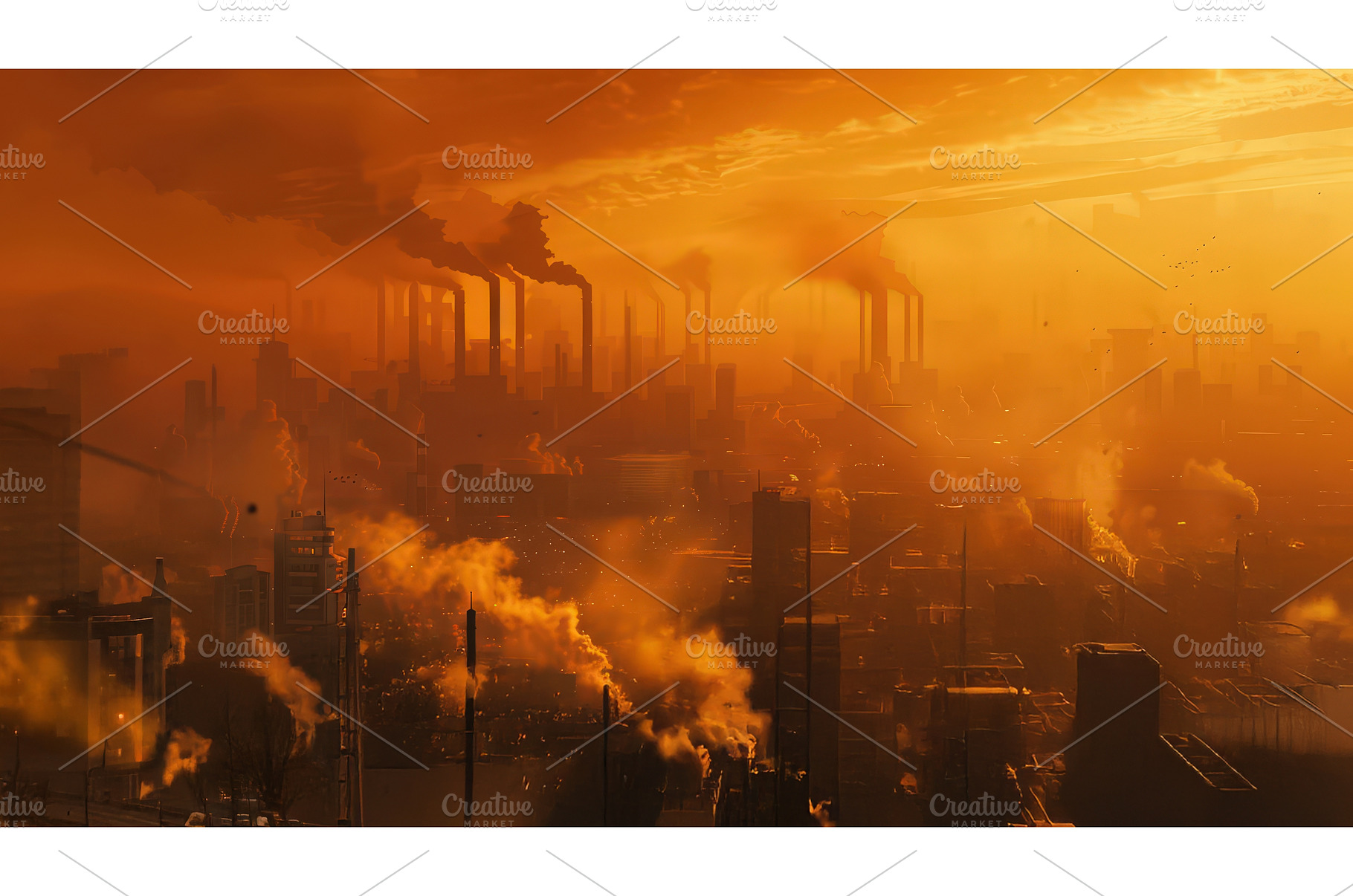 Industrial Air Pollution Over, an Industrial Photo by piter.goskov