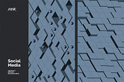 Social Media Vector Backgrounds V 03, a Background Graphic by dvtchk (Thumbnail 3 of 10)