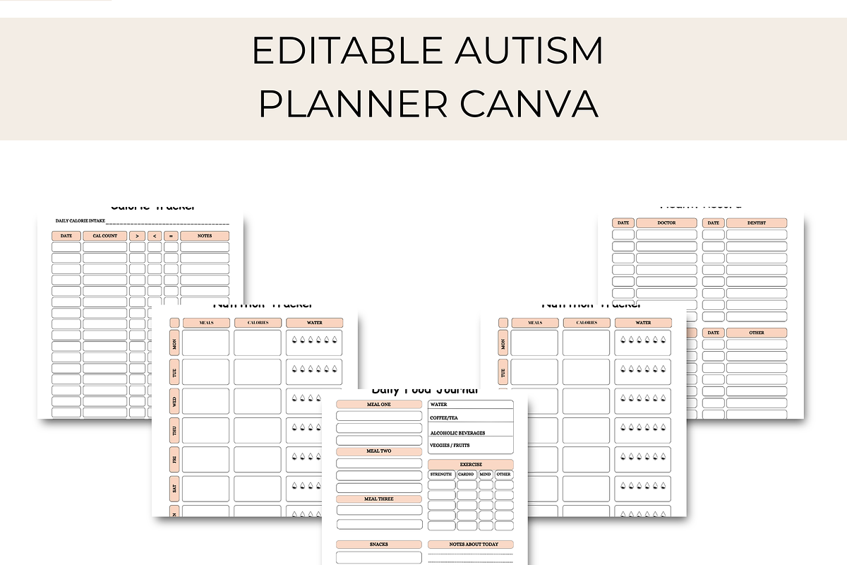Autism Worksheets Printable, a Stationery Template by Local Marketing Templates (Photo 7 of 11)
