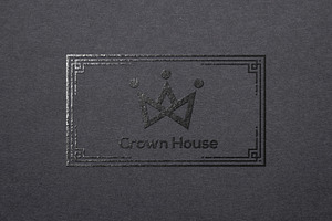 Crown House Logo Template