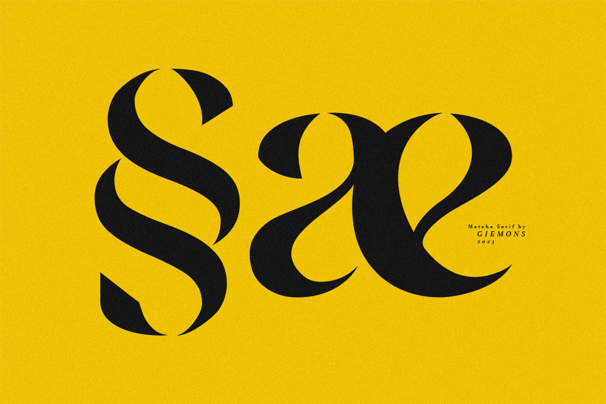 Matcha Serif Display, a Serif Font by giemons™ (Photo 4 of 8)