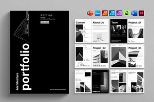 Architecture Portfolio Template, a Brochure Template by DesignCrest