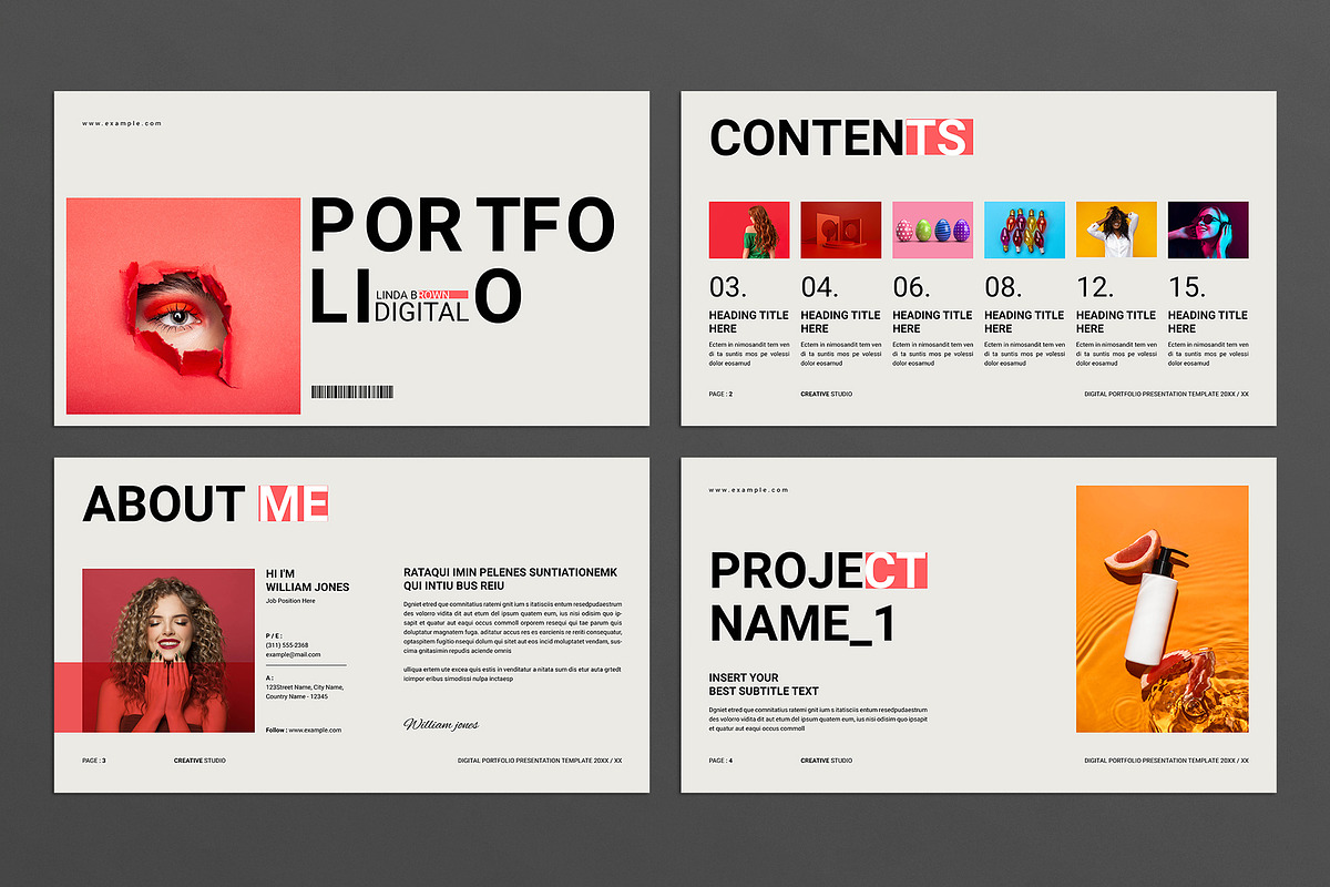 Digital Portfolio Presentation preview 2