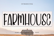 FARMHOUSE, a Sans Serif Font by InermediaSTUDIO (Thumbnail 1 of 6)