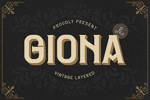Giona - Classic Vintage Style Serif, a Serif Font by StoricType