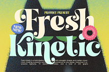 Fresh Kinetic Bold Display Serif