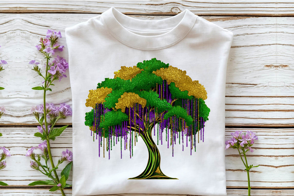 Mardi Gras Tree Clipart, an Illustration by Sublimation Artist (Photo 6 of 6)
