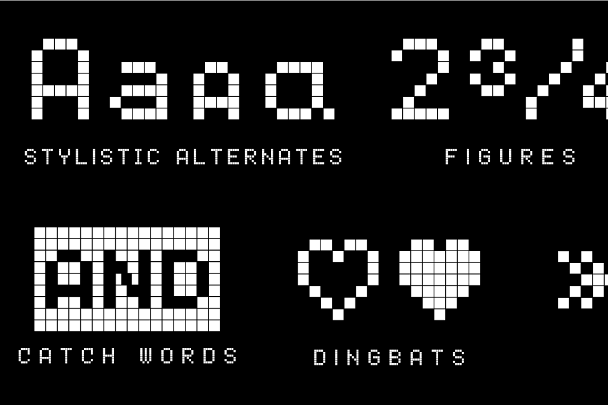 FONT | LED pixel, a Symbol Font by Typo Graphic Design (Photo 4 of 8)