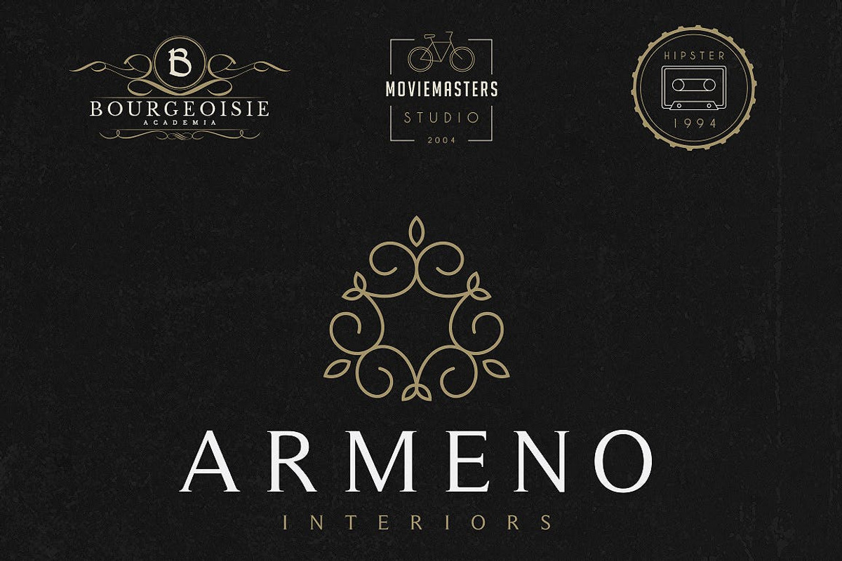 Premium Logo Element Kit, a Branding & Logo Template by UInstrument (Photo 2 of 12)