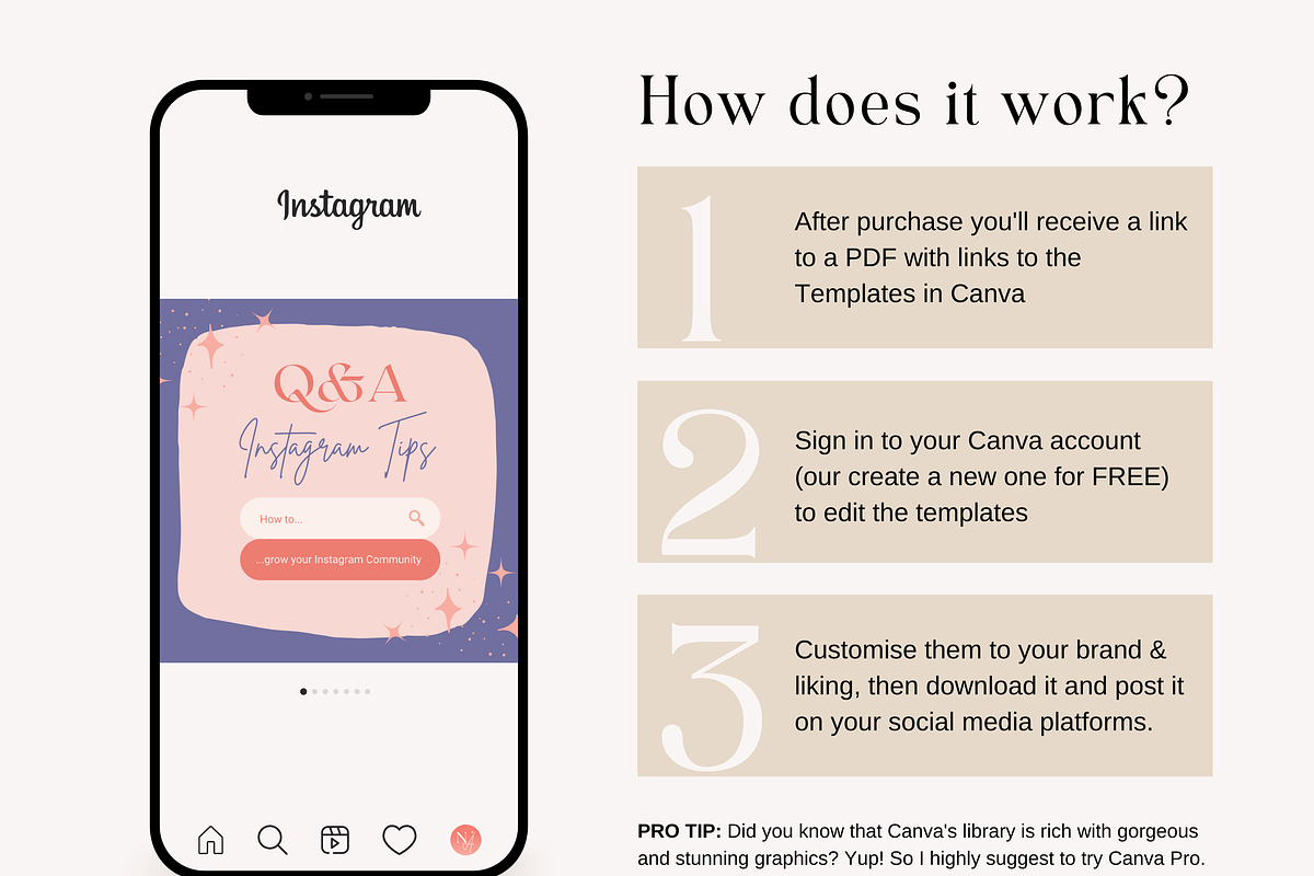 Instagram Carousel Post Bold Canva, a Social Media Template by HerstedHertz (Photo 7 of 10)