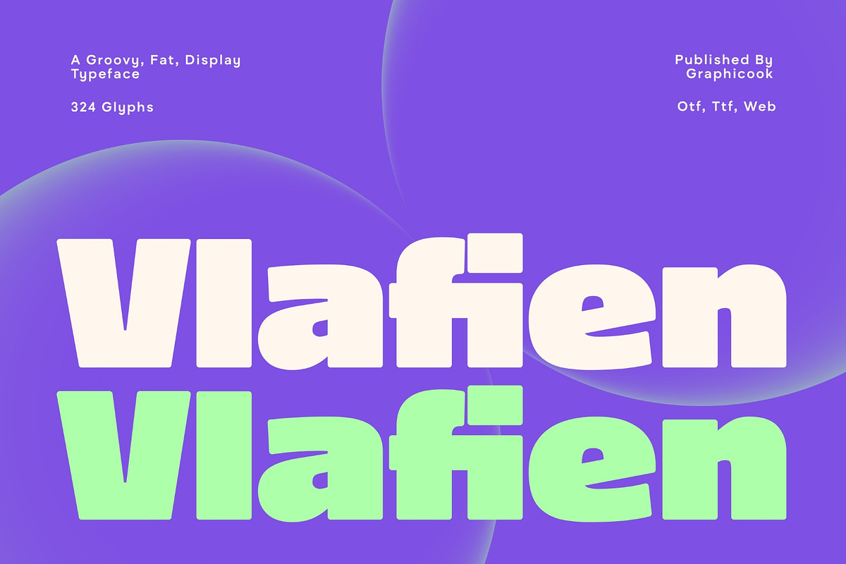 Vlafien, a Sans Serif Font by graphicook (Photo 1 of 10)