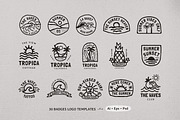 Summer Badges Logo With Doodles, a Branding & Logo Template by Dordar.Lab (Thumbnail 3 of 10)