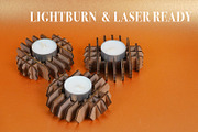 Candle Holder Grid Vector File for L, an Object Graphic by MaramadeLaser (Thumbnail 4 of 5)