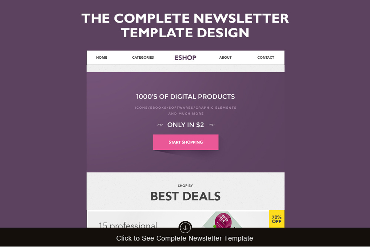 Eshop – Email Marketing Template, an Email Template by ZippyPixels