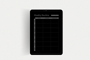 Weekly Routine Planner Printable, a Print Template by The Chaos Project (Thumbnail 9 of 10)
