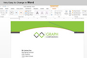Letterhead, a Stationery Template by asimalikhan555 (Thumbnail 4 of 4)