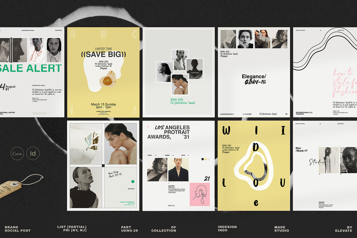 ANNA / Social Media Kit, a Social Media Template by Studio Elevate (Photo 1 of 11)