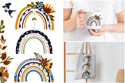 Boho Rainbows, Floral Rainbows, a Decorative Illustration by Usis (Thumbnail 9 of 10)