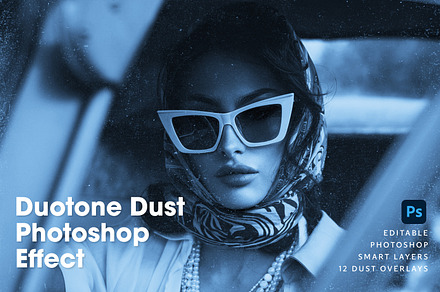 Duotone Dust Photo Effect