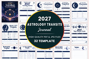 2027 Astrology Transits Journal, a Stationery Template by Shumaya (Thumbnail 1 of 4)
