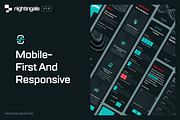 SH nightingale: Biotech AI Website, a Landing Page Template by strangehelix.bio (Thumbnail 8 of 12)