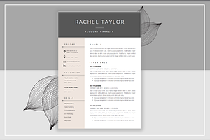 Resume Template & Cover Letter