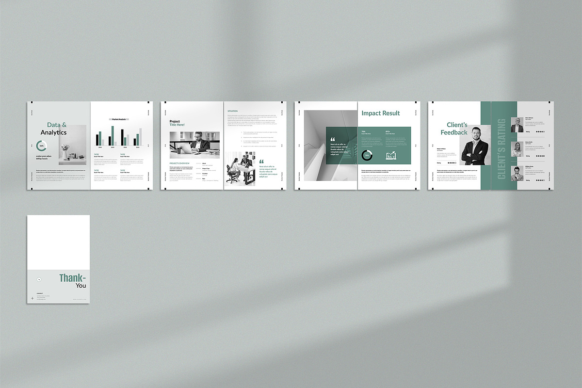 Case Study Template, Canva Template, a Brochure Template by TemplateFolio-Shop (Photo 13 of 13)