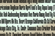 Psilograph - Extra Condensed, a Sans Serif Font by Sign Studio (Thumbnail 11 of 11)