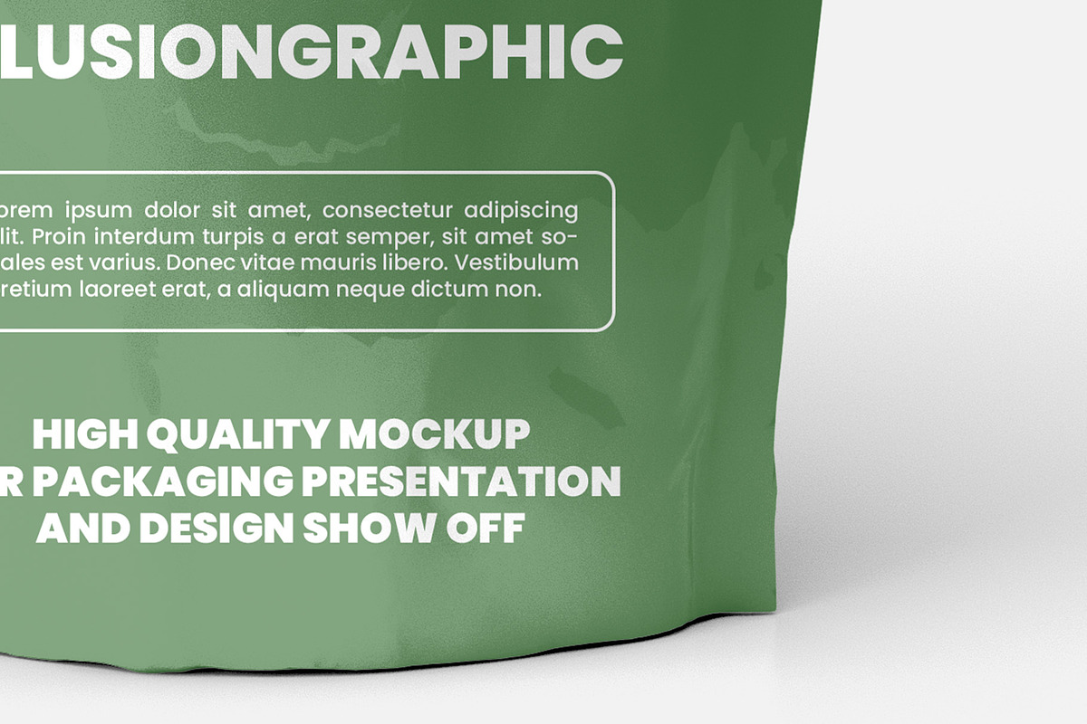 Doypack Mock-up - 9 Views, a Packaging Mockup by Illusiongraphic (Photo 16 of 19)