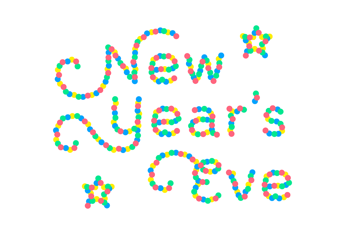 Confetti font preview 3