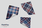 #20 Navy Plaid Patterns EPS + JPG, a Pattern Graphic by Plaid4You (Thumbnail 4 of 10)