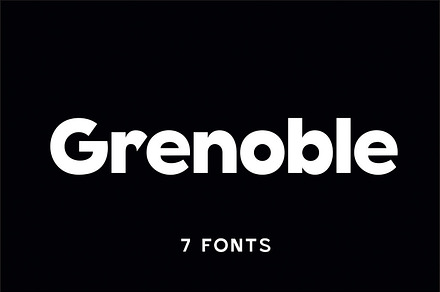 Grenoble, a Sans Serif Font by Umitype