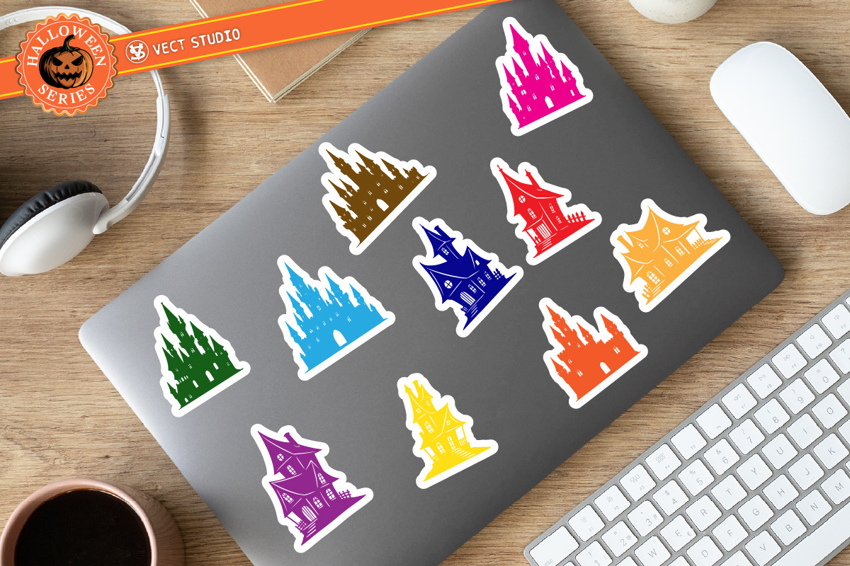 Castile & Witch House Stamp Brush, a Brush Add-On by vectstudio (Photo 4 of 10)