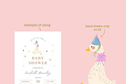 Whimsical Silly Goose bundle, an Animal Illustration by Oleksandra Illustrates (Thumbnail 17 of 18)
