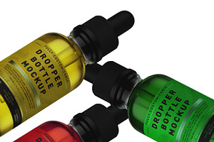 Dropper Bottle Mockup