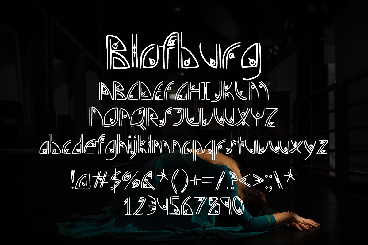 Blofburg Font preview 2