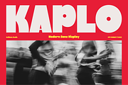 Kaplo Modern Sans Display, a Sans Serif Font by GRVS Studio (Thumbnail 1 of 7)