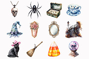 Watercolor Chic to Death Clipart, an Illustration by Design Market (Thumbnail 2 of 5)