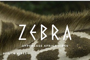 AFRICA VIBES FONT DISPLAY