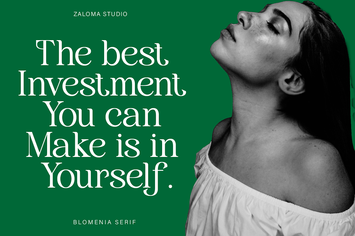 Blomenia, a Serif Font by Zaloma Studio (Photo 9 of 18)