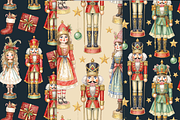 Seamless Christmas Nutcracker, a Graphic by ClipArtRoom (Thumbnail 7 of 8)