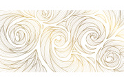 Flowers and Leaves Line Luxury Art, a Pattern Graphic by Marylia (Thumbnail 13 of 27)